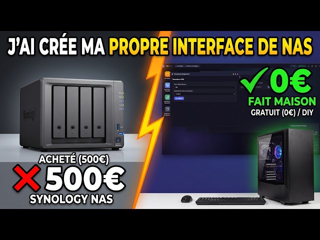 J'ai créé mon propre Synology avec l'IA (et c'est 100% gratuit !)