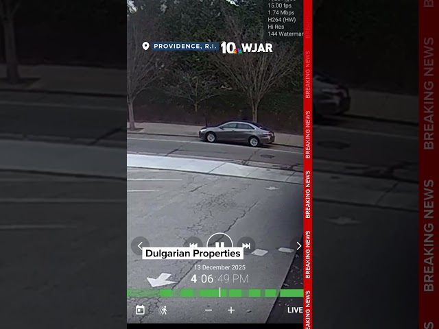 New video shows person of interest in Brown University shooting.