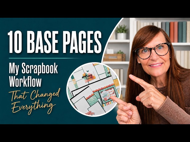 How I Design 10 Scrapbook Layouts from One Collection | My Process