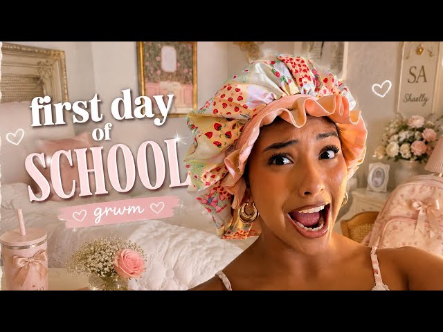 FIRST DAY OF SCHOOL GRWM 🎀📚 | Junior Year Begins…