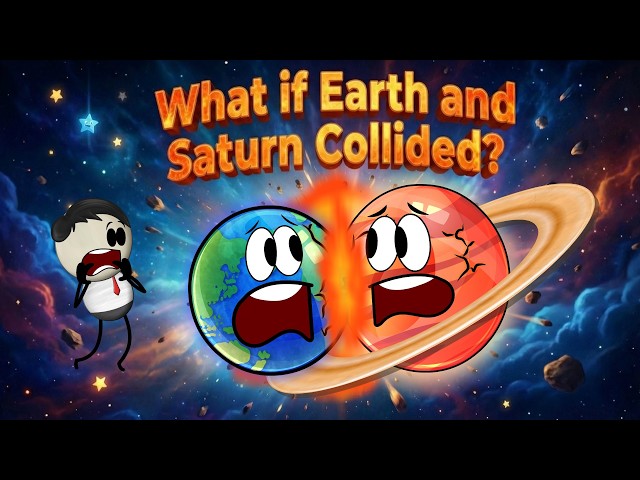 What if Earth and Saturn Collided? + more videos | #aumsum #kids #whatif