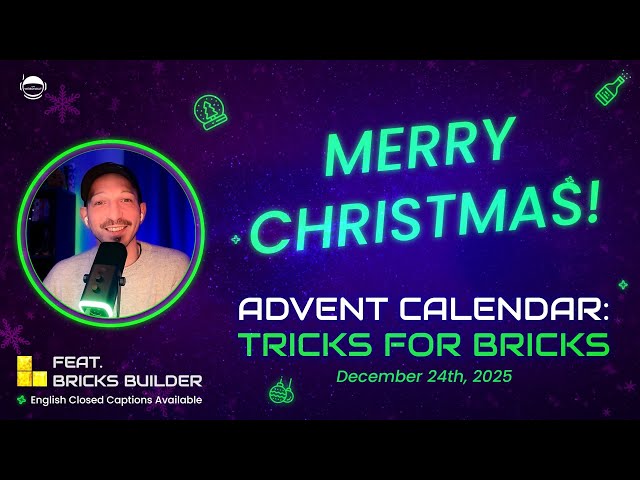 Merry Christmas & Thank you - CSS Tricks for Bricks Builder - Trick #24