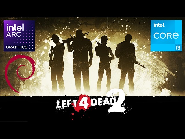 🎮 Gaming on Debian 13 | i3 12100F + Intel ARC B580 | Left 4 Dead 2