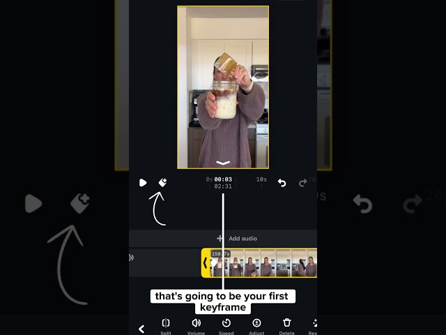 How to use keyframes in Instagram Edits!