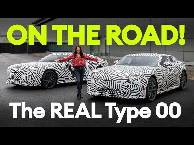 On the road in the REAL Type 00: Jaguar's crazy concept comes to life