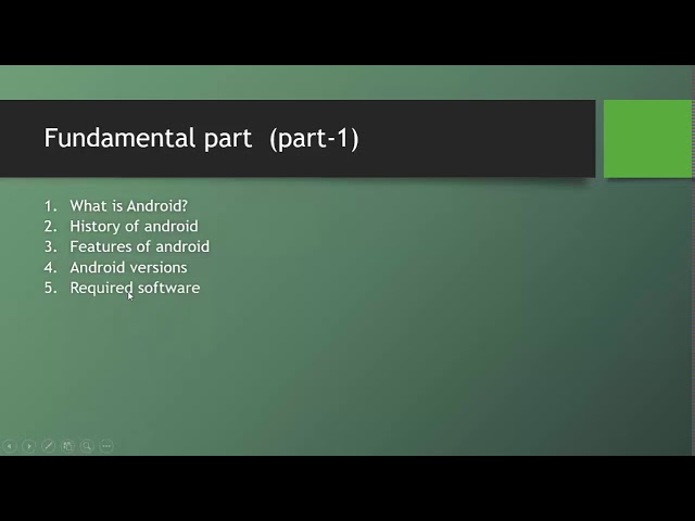 Android Bangla Tutorial 1.9 : End of the part-1