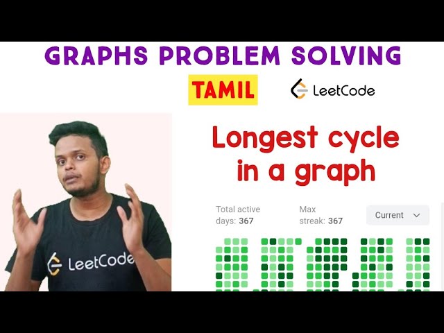 Longest Cycle in a Graph | Leetcode | Graph | Programming in Tamil | Coding  for beginners | C++