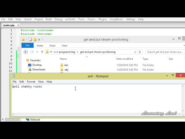 116   C++ File Position Indicators   Get Put   tellg tellp   seekg seekp