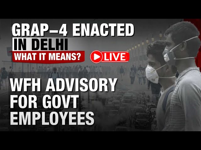 AQI Delhi News Today | Delhi AQI LIVE Updates | GRAP-4 In Delhi | Delhi Pollution News