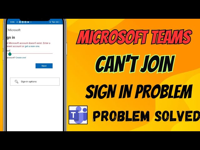 How To Fix Microsoft Teams App Can't Join Or Sign In Problem Solved