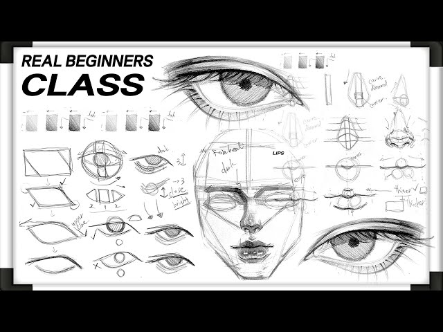✨ REAL BEGINNER LESSON [ EYE, NOSE, LIPS, RATIO COURSE ] ✨