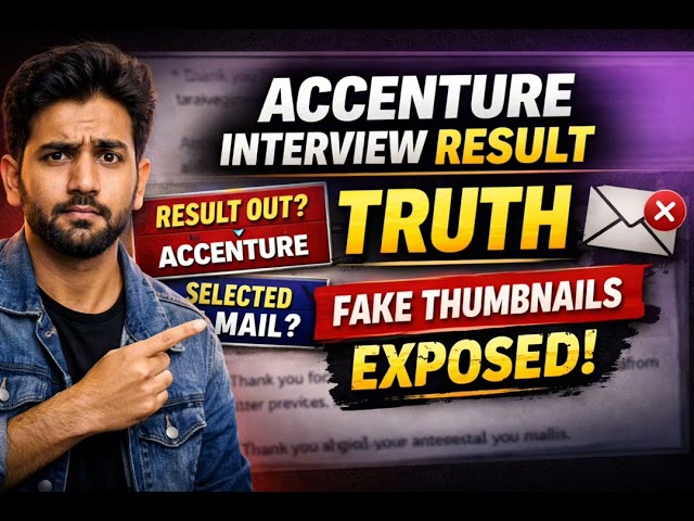 “Accenture Result OUT? ❌ Real Truth Inside!” #accenture #interview 