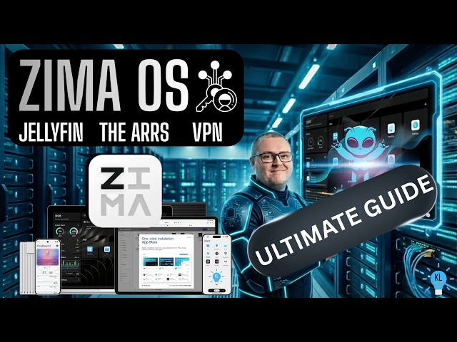 ZIMA OS Ultimate Setup Media Server Jellyfin The Arrs Prowlarr Sonarr Radarr Gluetun