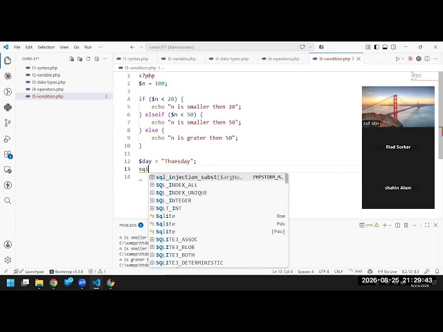 PHP - Comments, Constants, and Conditions