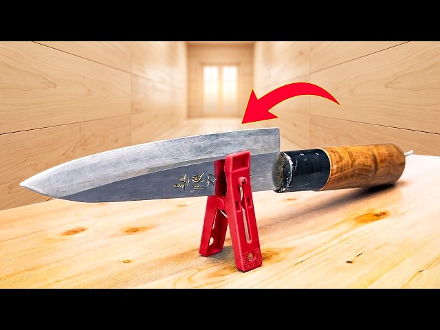 Easy Way To Sharpen A Knife To Razor Sharp ! Millions of People Don’t Know This Secret!