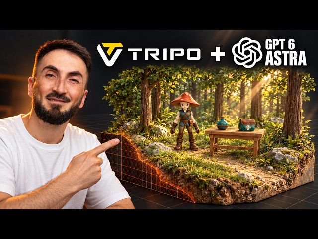 GPT-6 Astra + Tripo AI Built This INSANE Blender Scene