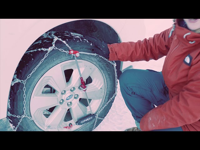 How to fit 3 types of snow chains the easy way while skiing in New Zealand