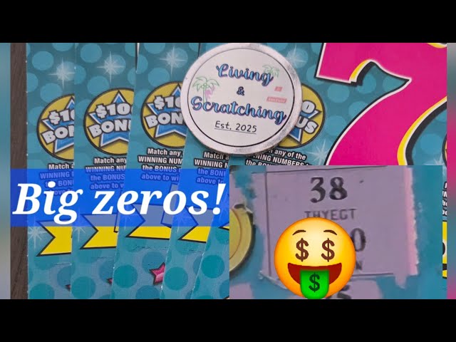 PLAYING $20 MEGA 7's ➡️ BIG ZEROS & PROFIT❗️@LivingScratching #scratchoffs 