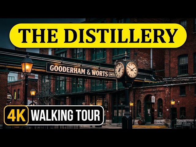 Toronto’s Distillery District 🇨🇦 | Stunning 4K Walking Tour Through Old Toronto | POV ASMR