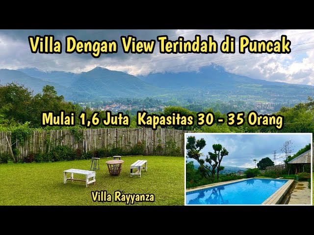 Villa with the Most Beautiful View in Puncak || Starting from IDR 1.6 Million || Sleeps 35 || Vil...