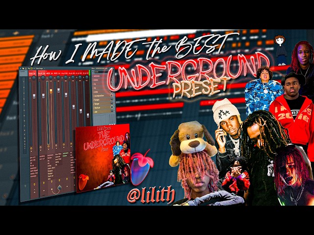 How I Made the BEST UNDERGROUND PRESET in FL Studio (FREE PRESETS)