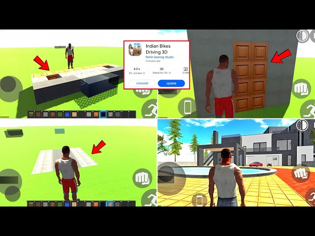 Finally New Update of indian bike driving 3d 🤯🔥| New Minecraft Props Cheat Code | Harsh in Game
