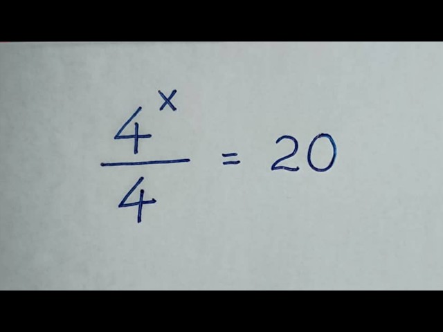 How to solve for X in this math problem ?
