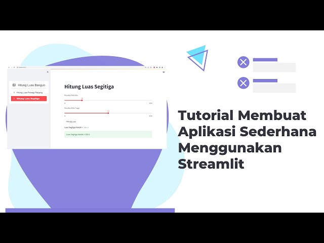 Tutorial Python | Instalasi dan Membuat Aplikasi Sederhana Menggunakan Streamlit