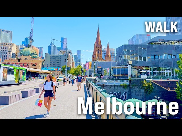 MELBOURNE Walking Tour | Australia Walk Tour @ 4K/60fps