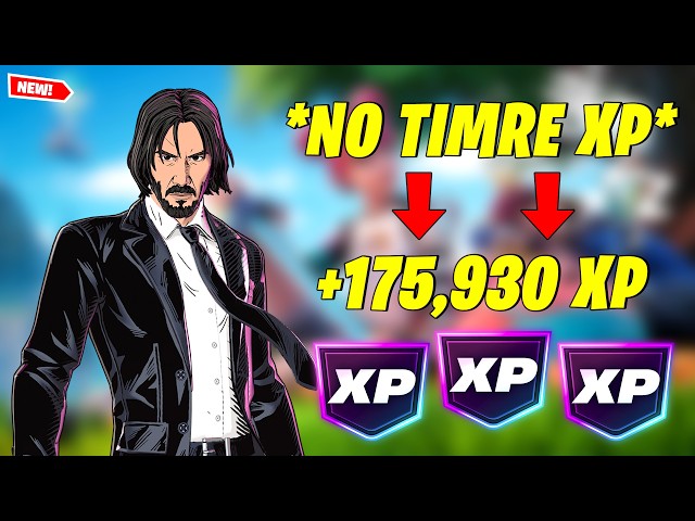 NO TIMER The BEST XP Map To Hit Level 200 FAST in Fortnite SEASON 3! 😍  (169k a Min!) 🤩😱