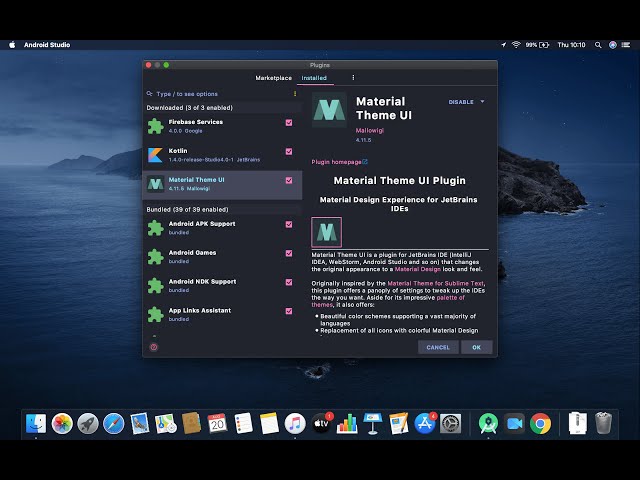How To Install Material Theme UI Plugin for Android Studio