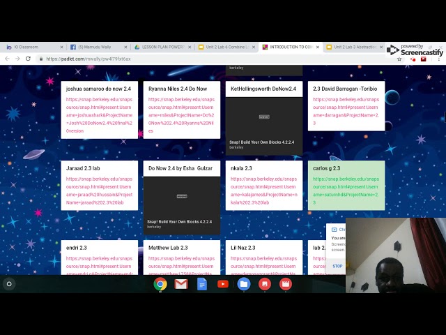 My Introduction to Computer Science students' projects