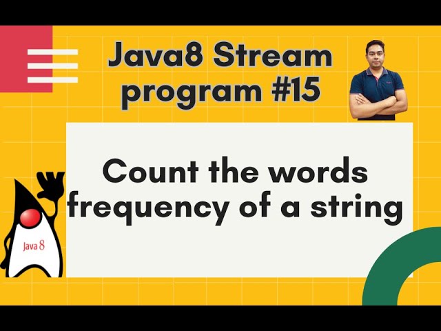 Java8 Streams Interview Question-15-Count words frequency in a given string-by Naren