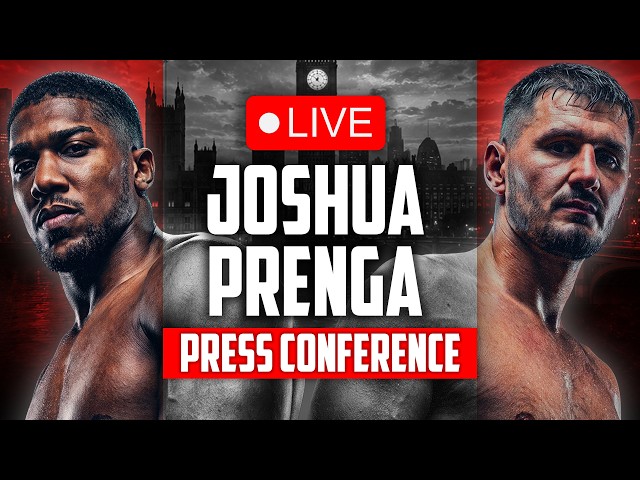 LIVE 🥊  Anthony Joshua vs. Kristian Prenga • OFFICIAL LAUNCH PRESS CONFERENCE | DAZN Boxing