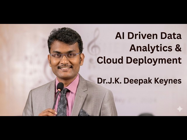 2  Agenda of the course AI Driven Data Analytics with Python