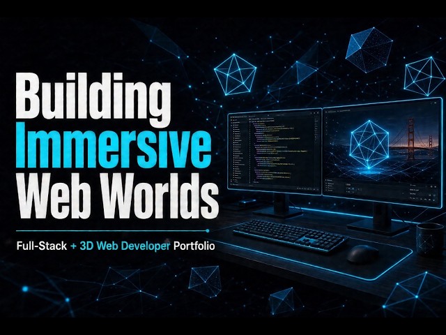 I Built a Stunning 3D Web Developer Portfolio with Three.js & WebGL (2026) | Atiq On Rails