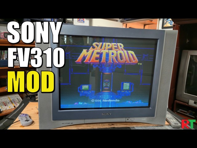Upgrading Sony's Grail CRT -The KV-27FV310 RGB Mod