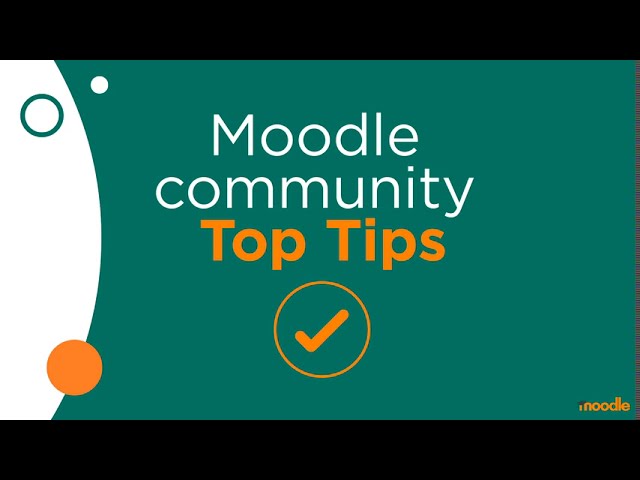 Use the ‘Bootstrap | Moodle Community Top Tips