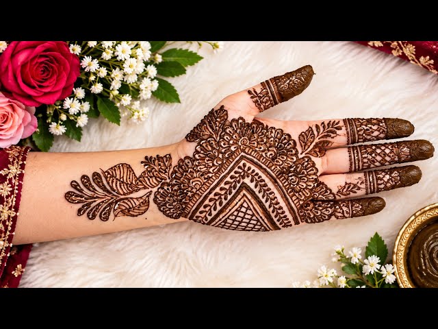 Easy & Beautiful Mehndi Design ✨ | Latest Hand Mehndi Soniya Mehandi 