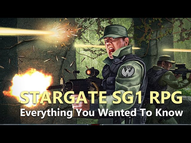 Stargate SG-1 Roleplaying Game - Everything You Wanted To Know About Wyvern Gaming's Kickstarter