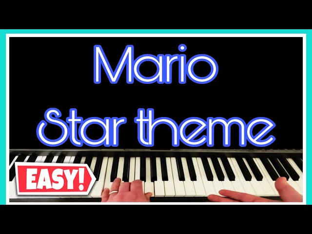 Mario Star Theme EASY 3 Minute Piano Tutorial!