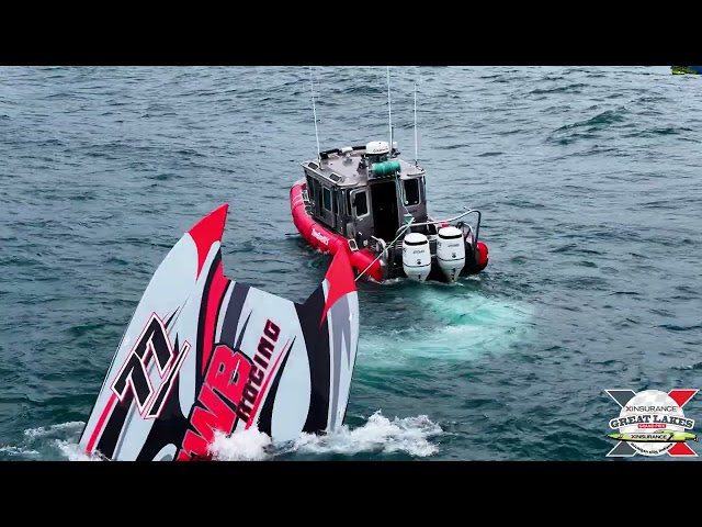 Rough Water & Racing Mayhem XINSURANCE Great Lakes Grand Prix! Highlights 3 Boats Down!