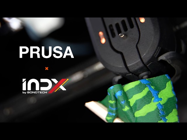 Bondtech INDX on Prusa CORE One+: 8-Material Chameleon Print