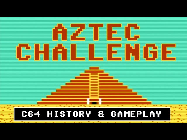 Aztec Challenge - History & Gamplay - Commodore 64 - Retro 80's Arcade Action