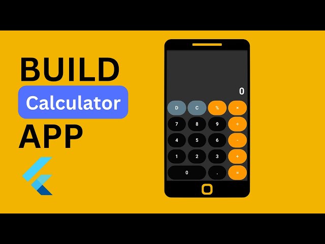 Flutter Calculator App Tutorial for Beginners