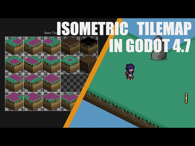 2D Isometric Tilemap Layer with terrain in Godot 4.7