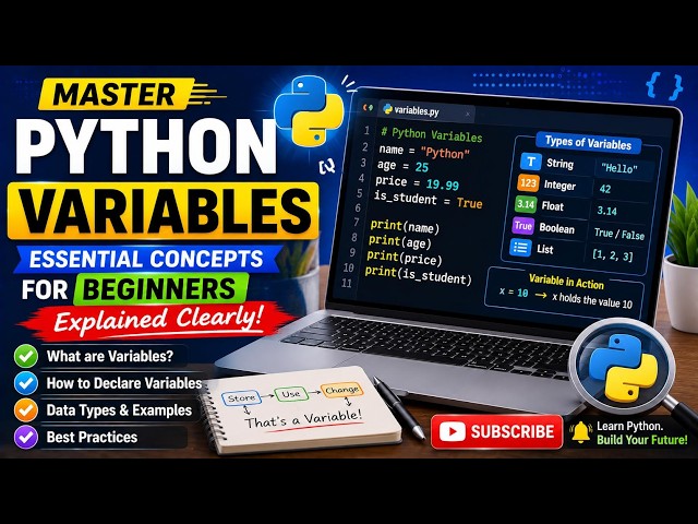 Master Python Variables: Essential Concepts for Beginners Explained Clearly