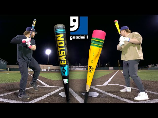 Thrift Store Baseball Bat Challenge | Baseball Bat Bros
