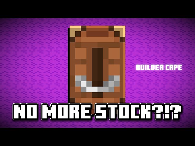 Twitch Ran Out Of Minecraft Builder Capes?!?