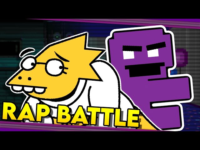 Alphys vs. Purple Guy - UNDERTALE vs. Five Nights at Freddy's. RAP BATTLE! (DGPRB)
